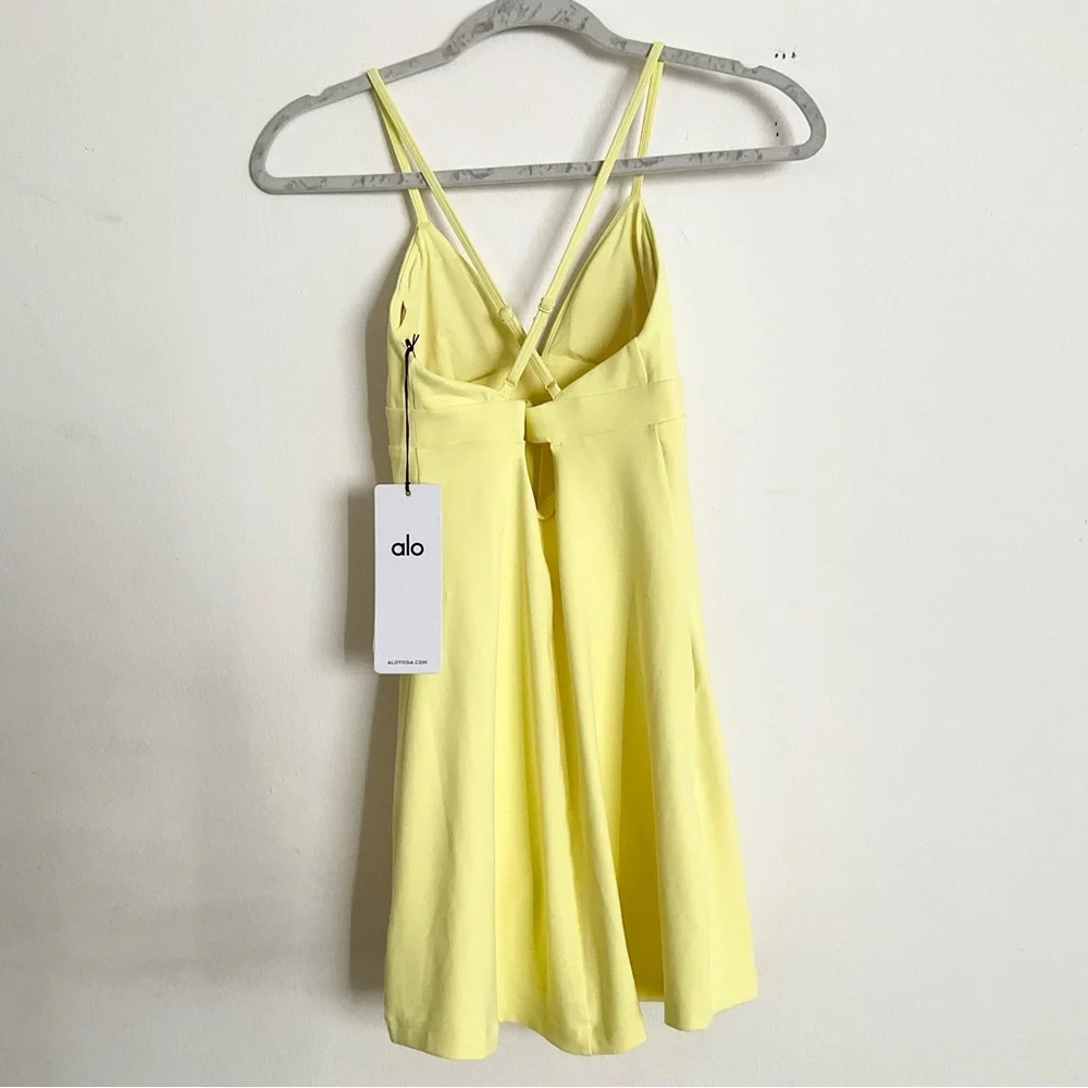 Alo Yoga Airbrush Splendor Dress Sunshine XXS